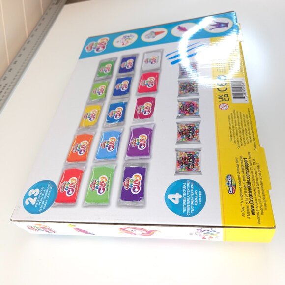 Play-Doh Air Clay Rainbow Glitz Bonanza 23 pcs New Sealed for Kids Fun Art - Picture 6 of 9